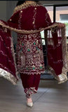 Launching New Designer Party Wear Look Top ,Dhoti Salwar and Dupatta