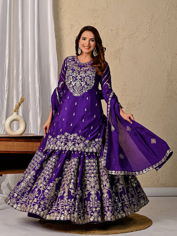 Top and lehanaga With Dupatta