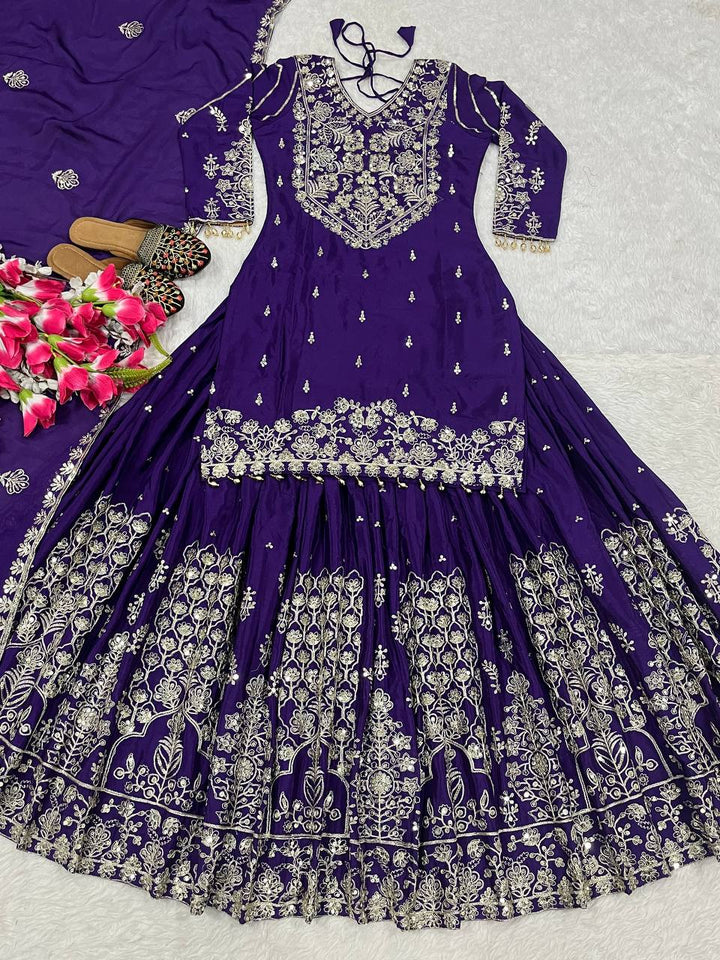 Top and lehanaga With Dupatta