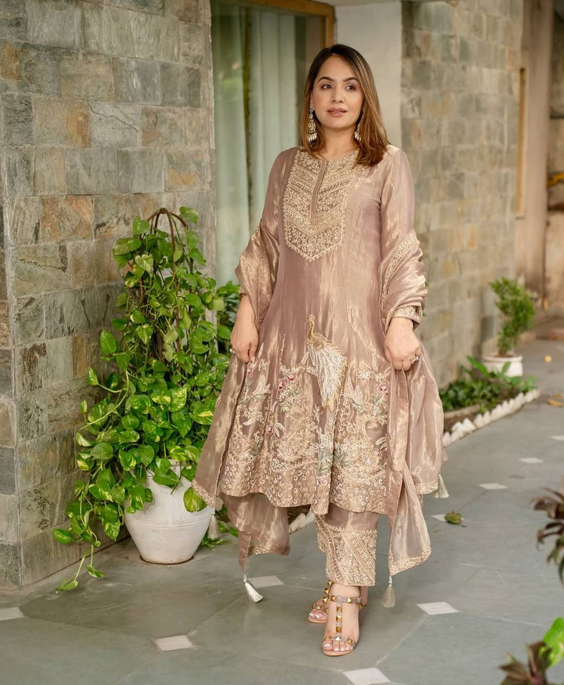 Top And Pant With Dupatta
