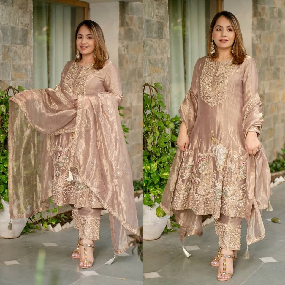 Top And Pant With Dupatta