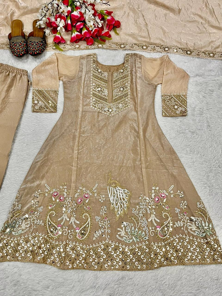 Top And Pant With Dupatta