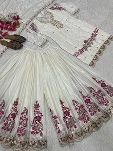 top And Dupatta With Plazzo