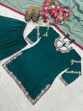 Top And Plazzo with Dupatta