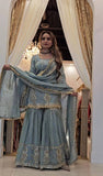 Top And Plazzo With Dupatta