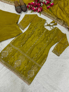 Top Plazzo with Dupatta