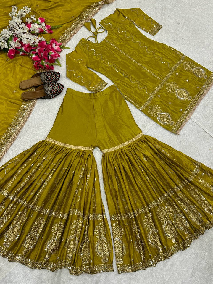 Top Plazzo with Dupatta