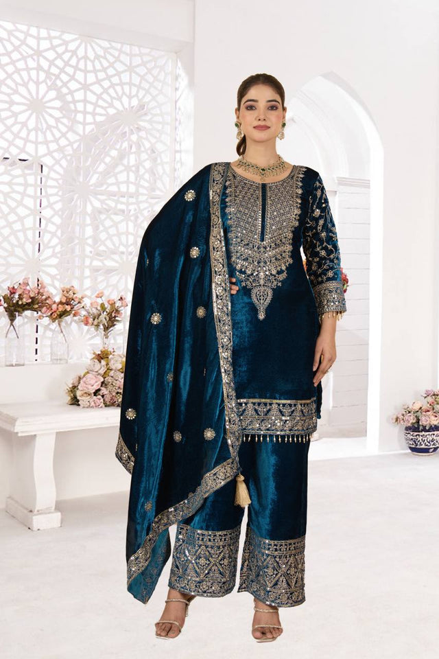 Top And Pent With Dupatta
