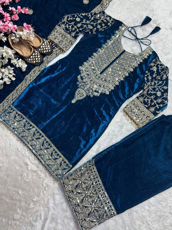 Top And Pent With Dupatta