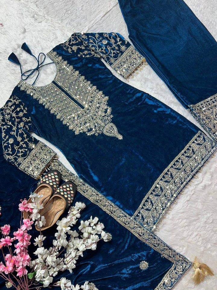 Top And Pent With Dupatta