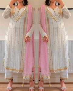 New Designer Party Wear Long Pakistani  Suit In Fancy Style*👌💕