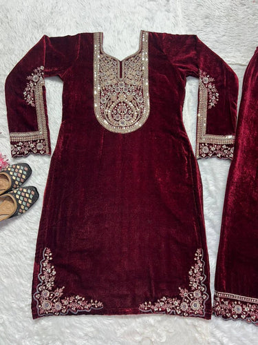 Top And Pent With Dupatta