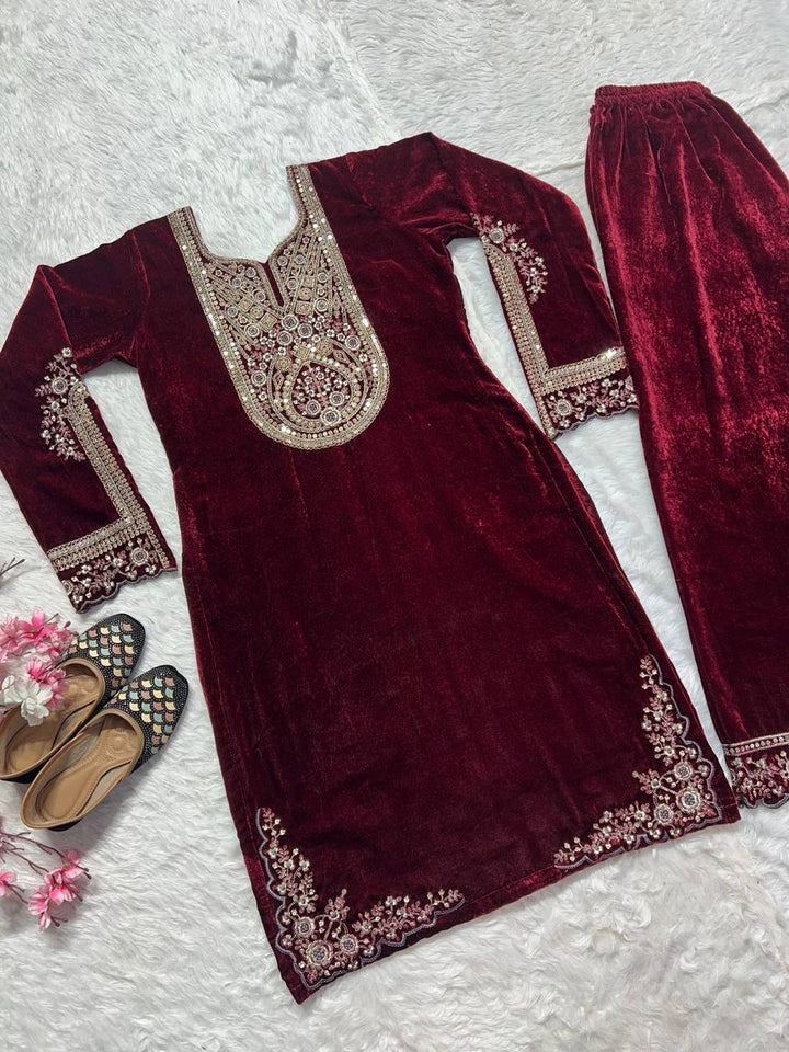 Top And Pent With Dupatta