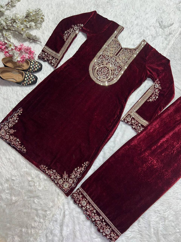 Top And Pent With Dupatta