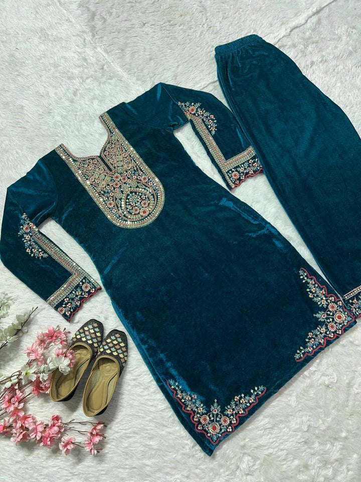 Top And Pent With Dupatta