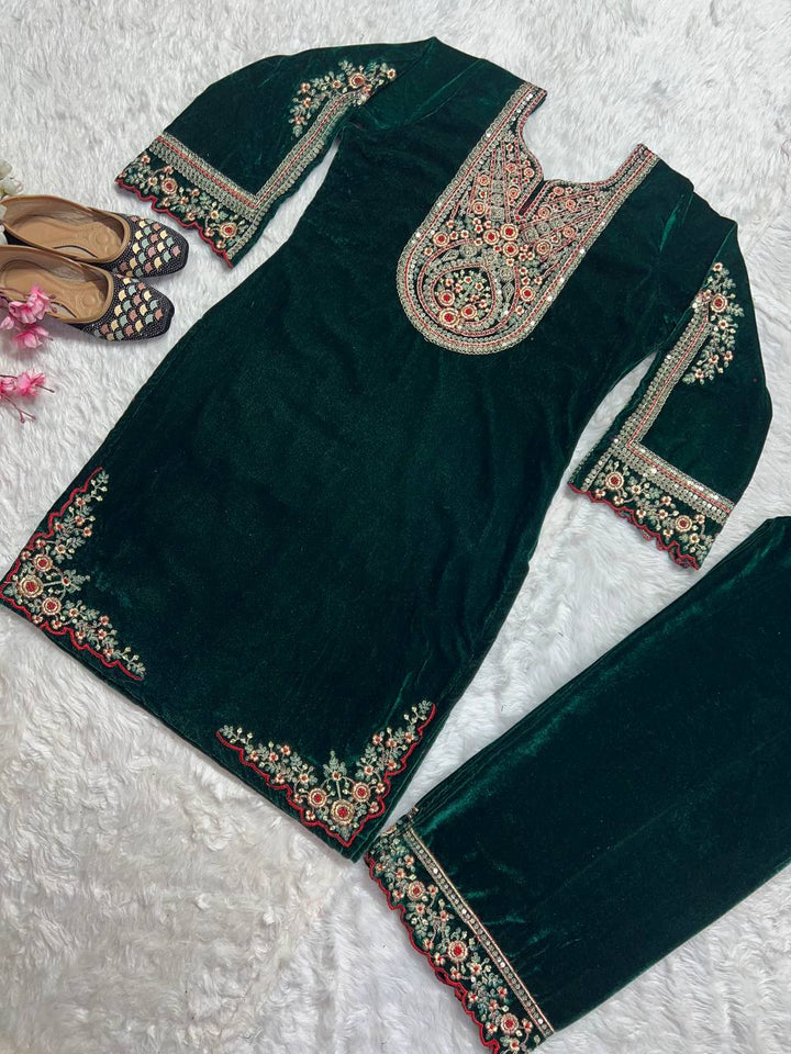 Top And Pant With Dupatta