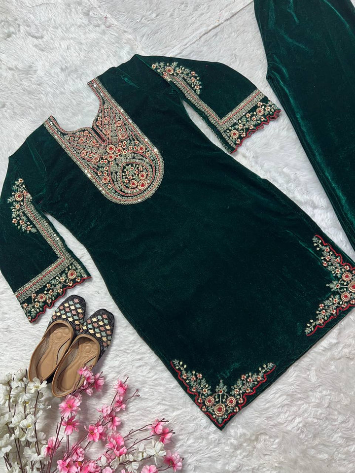 Top And Pant With Dupatta