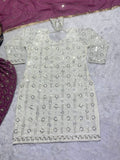 Launching New Designer Party Wear Look Top , Dhoti Styles Salwar and Dupatta *
