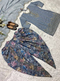 Launching New Designer Party Wear Look Top ,Dhoti Salwar and Dupatta