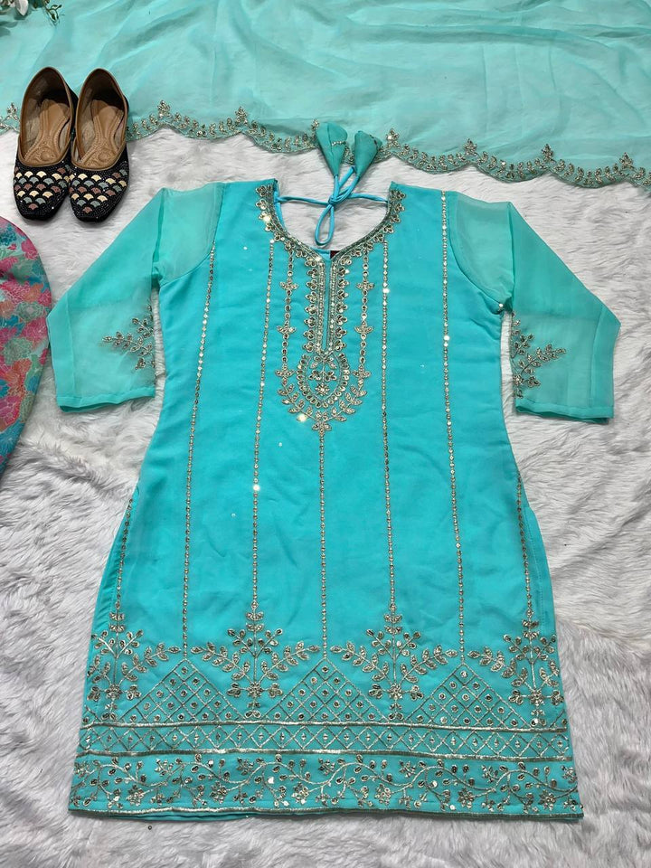 Launching New Designer Party Wear Look Top ,Dhoti Salwar and Dupatta