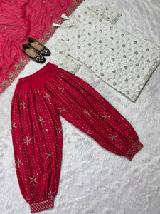 Launching New Designer Party Wear Look Top ,Patiyala Salwar and Dupatta