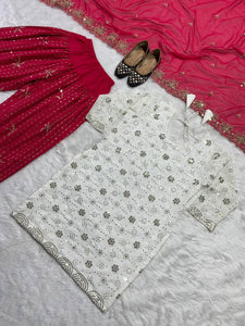 Launching New Designer Party Wear Look Top ,Patiyala Salwar and Dupatta