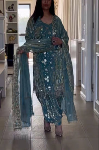 Launching New Designer Party Wear Look Top , Dhoti salwar and Dupatta