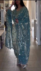 Launching New Designer Party Wear Look Top , Dhoti salwar and Dupatta