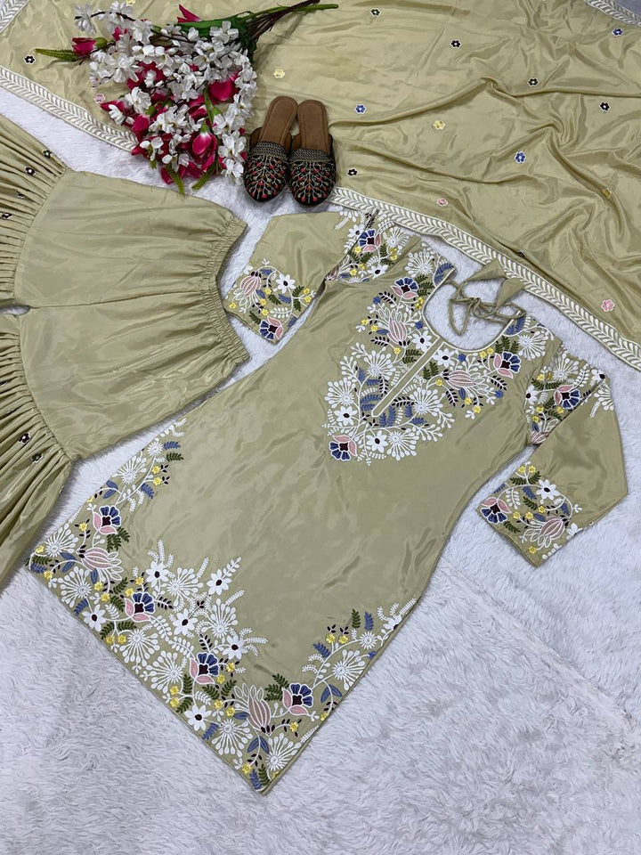 Launching New Designer Party Wear Look Top , Sharara Plazzo  and Dupatta