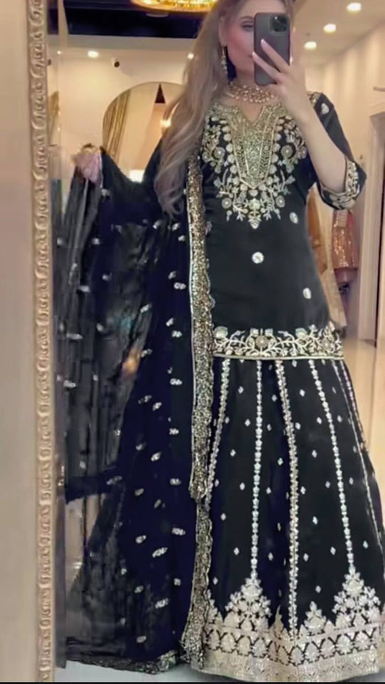 Top And Lehanaga With Dupatta