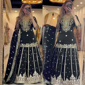 Top And Lehanaga With Dupatta