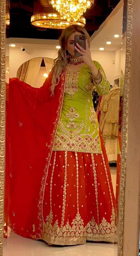 Top Plazzo With Dupatta