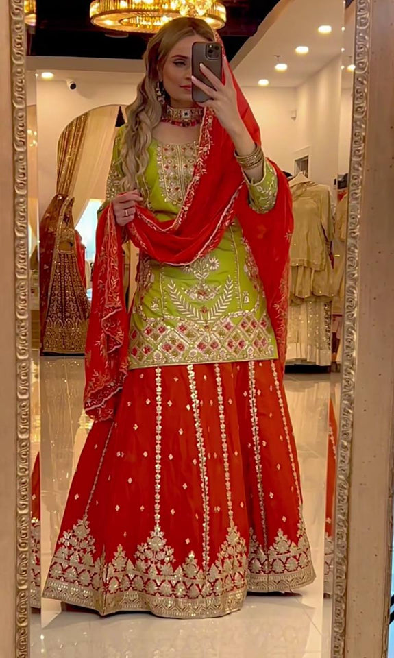 Top Plazzo With Dupatta