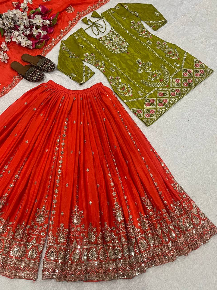 Top Plazzo With Dupatta