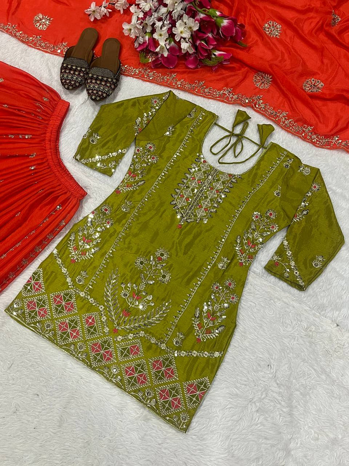 Top Plazzo With Dupatta