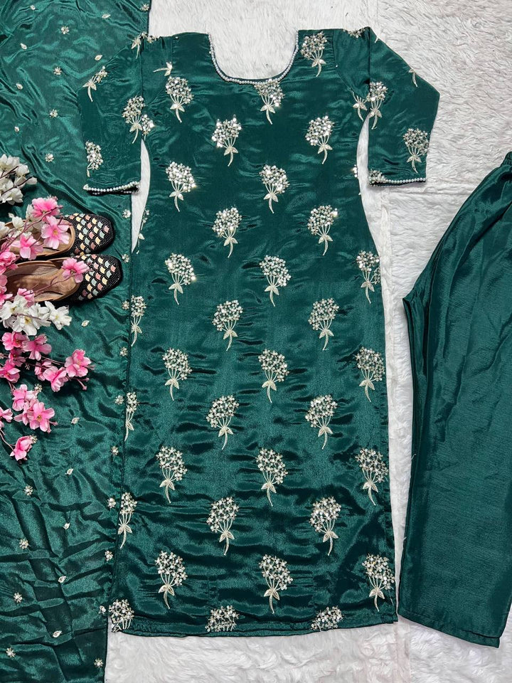 Presenting New Designer Long Top , Pant and Dupptta In Fancy Style*👌💕