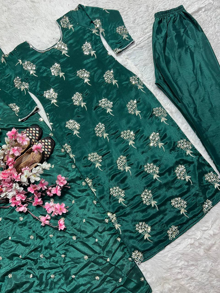 Presenting New Designer Long Top , Pant and Dupptta In Fancy Style*👌💕