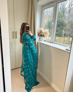 Presenting New Designer Long Top , Pant and Dupptta In Fancy Style*👌