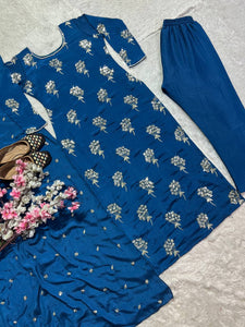 Presenting New Designer Long Top , Pant and Dupptta In Fancy Style*👌💕