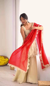 Top Plazzo With Dupatta