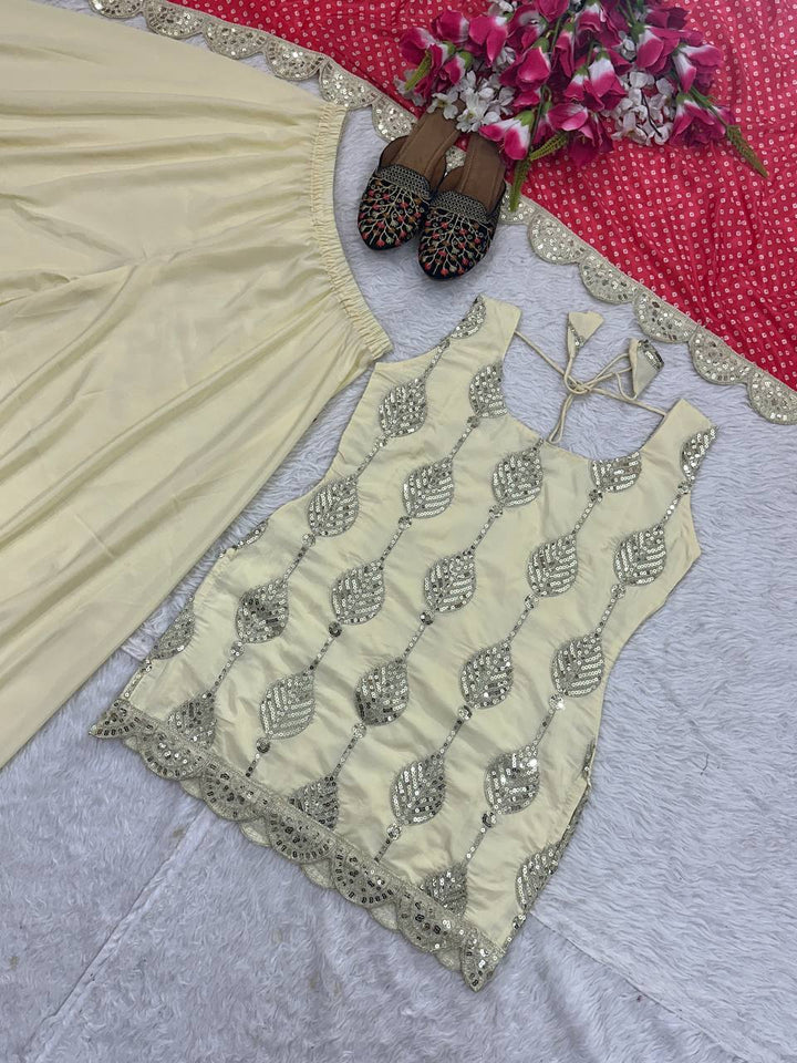Top Plazzo With Dupatta