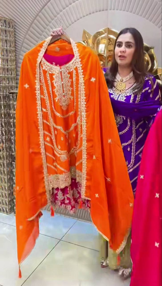 Top plazzo with Dupatta