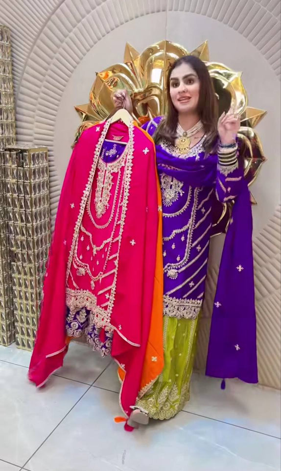 Top Plazzo With Dupatta