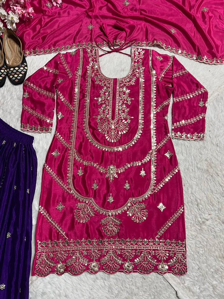 Top Plazzo With Dupatta