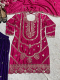 Top Plazzo With Dupatta