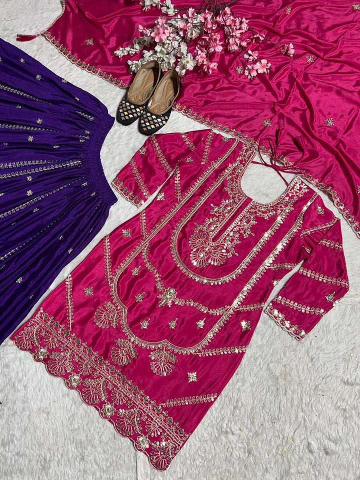 Top Plazzo With Dupatta