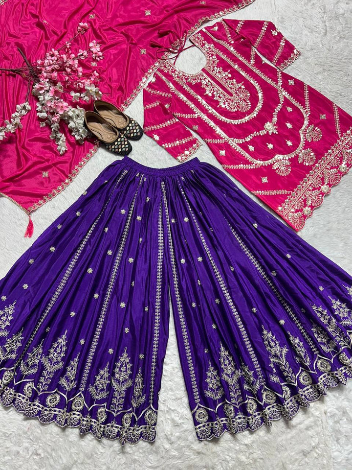 Top Plazzo With Dupatta