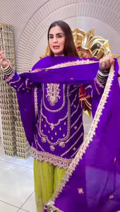 Top  Plazzo With Dupatta