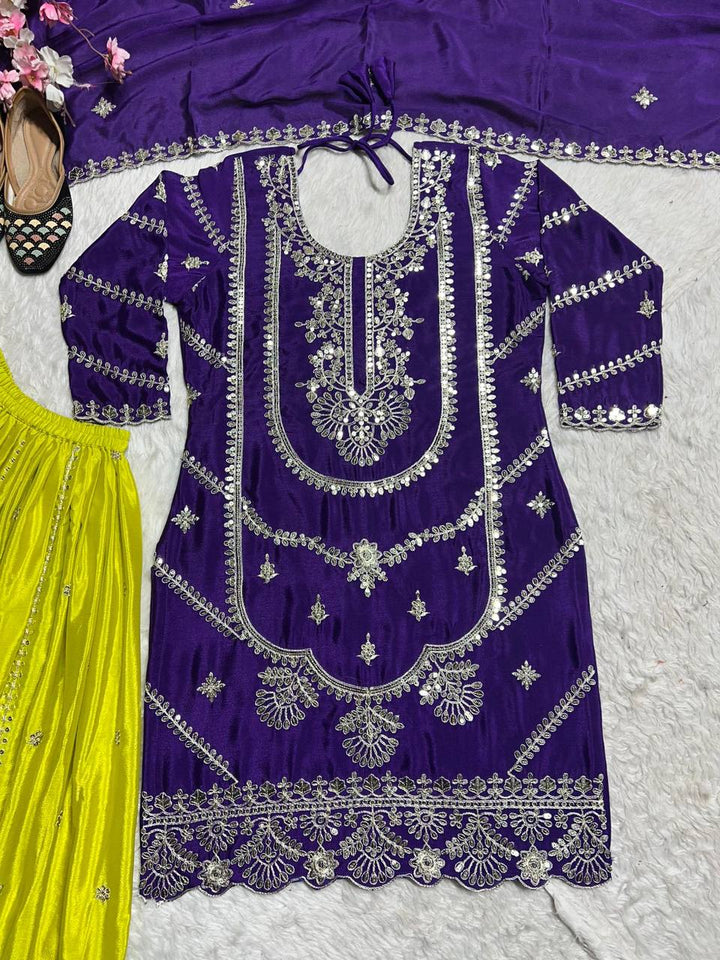 Top  Plazzo With Dupatta