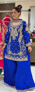 Launching New Designer Party Wear Look Top , Sharara Plazzo  and Dupatta